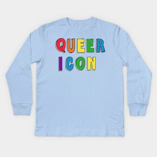 Queer Icon Kids Long Sleeve T-Shirt